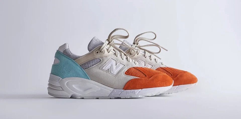 Ronnie Fieg para New Balance 990v2 Cyclades Kith para hombre talla 7,5/mujer talla 9 Foto 2 de 4