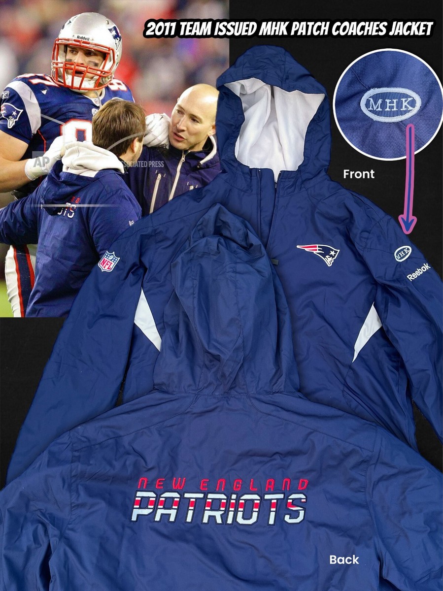 New England Patriots Team Issued Sideline Jacket MHK NFL Like Game
