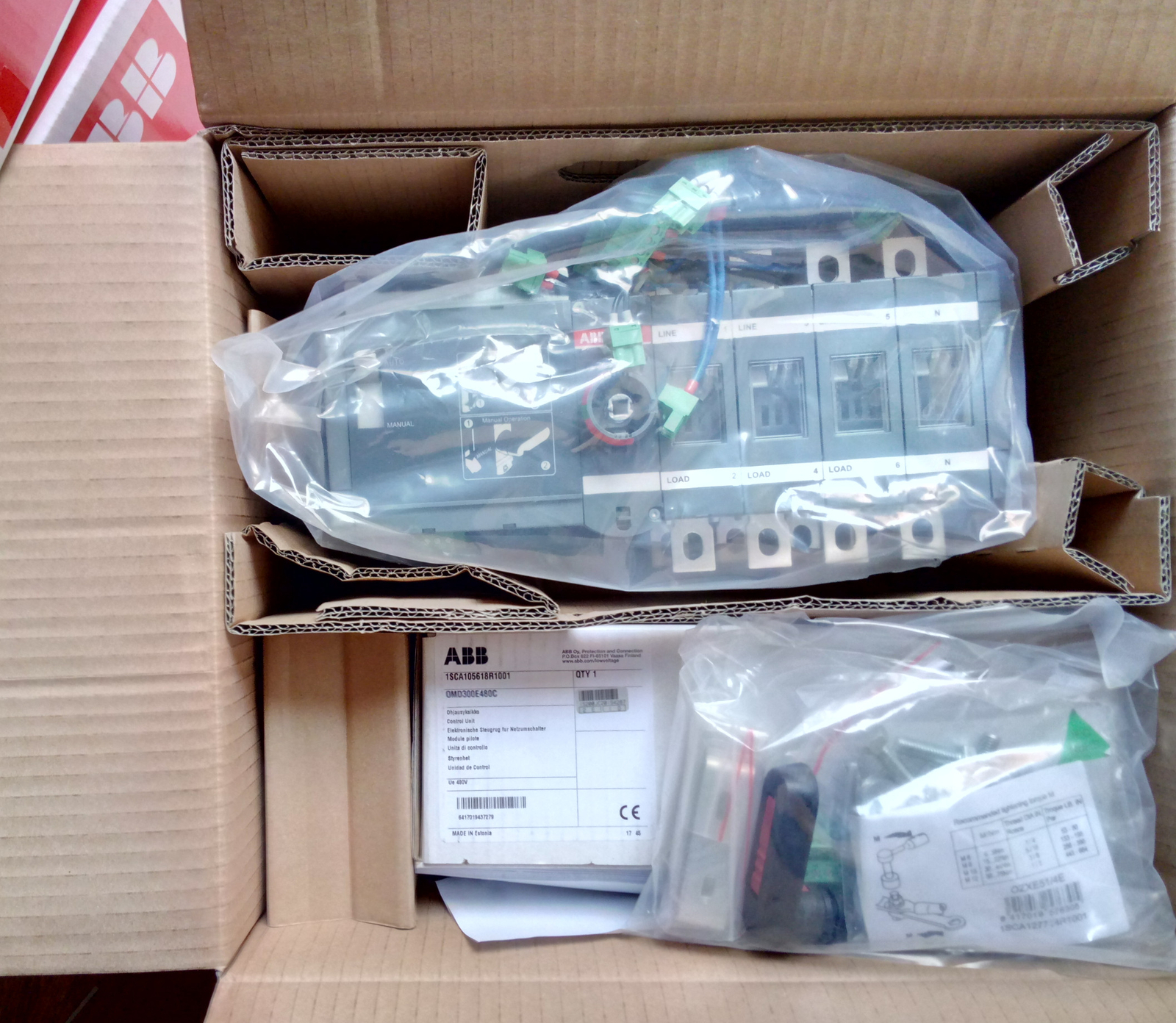 ABB Dual Power Transfer Switch OTM32E4C3D220C