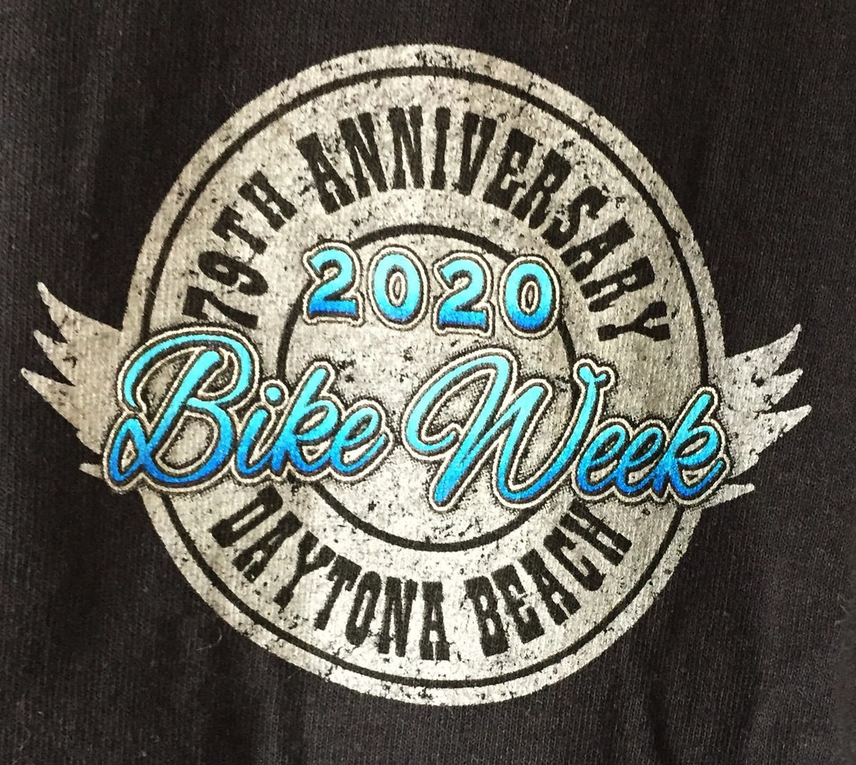 New 2020 79th Anniversary Bike Week Daytona Beach T-Shirt S XL