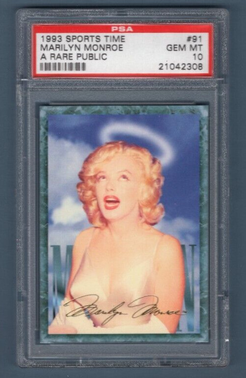 1993 Sports Time #91 MARILYN MONROE The Princess and the Showgirl Halo PSA 10