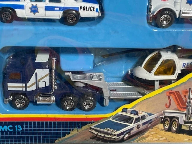 1987 Matchbox Motorcity Convoy Police, MC-13, NIB, 1/64 - Image 4 of 4
