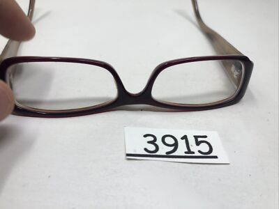BURBERRY EYEGLASSES FRAME B 2043 3075 50-14-130 BURGUNDY  display picture 1