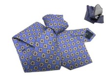 Cravatta lana uomo azzurra beige rosa verde disponibile completo pochette tasca