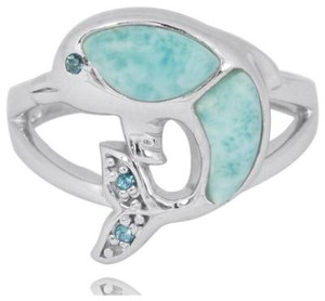 Sterling Silver Larimar Ring 6660//LR