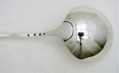 14 ½” Scottish Sterling Silver Bright-cut Ladle Hallmarked James Hewit 1778 - Picture 3 of 12