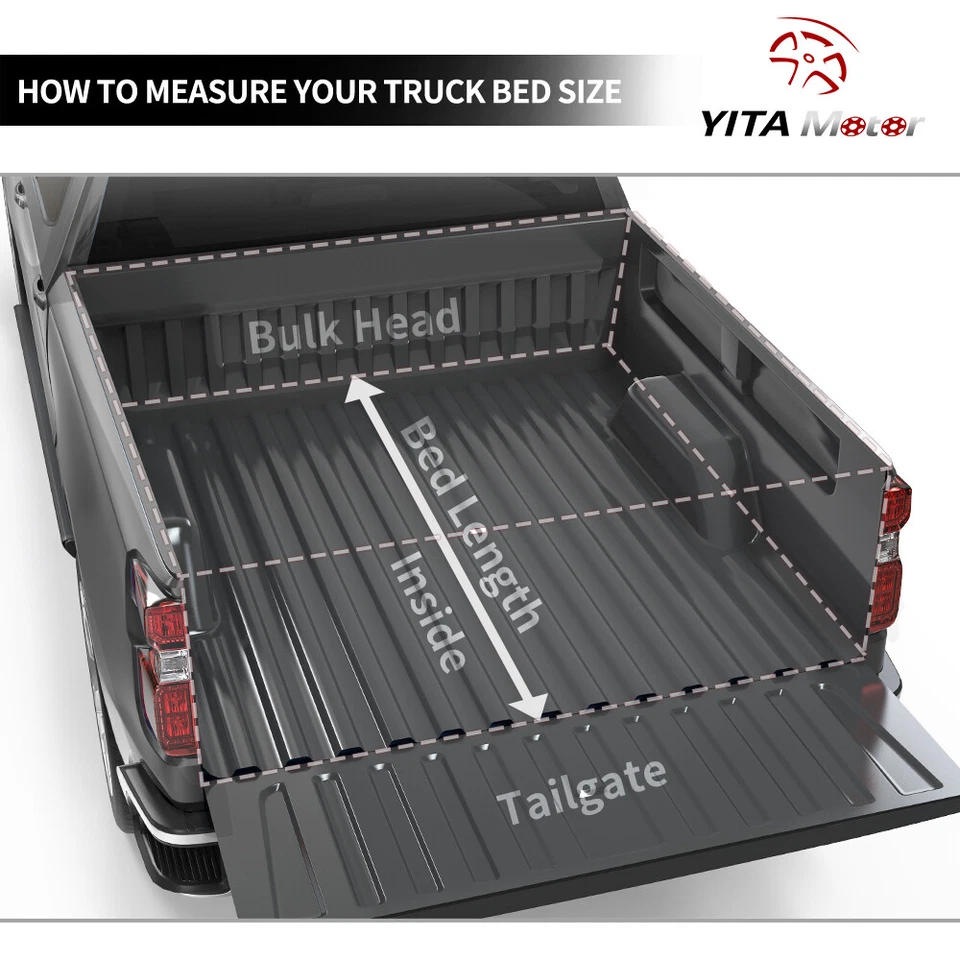 For 2003-2024 Dodge Ram 1500 2500 3500 6.4ft Soft Roll Up Tonneau Bed Cover Foto 4 de 4