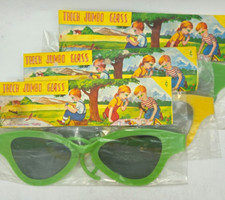 Vintage Jumbo Novelty Sunglasses LOT of 3, Costume Giant Glasses, NOS, Hong Kong
