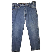 Vintage Levis 509 Jeans Mens 36x30 Blue Straight Leg Made In USA Denim Zip Fly