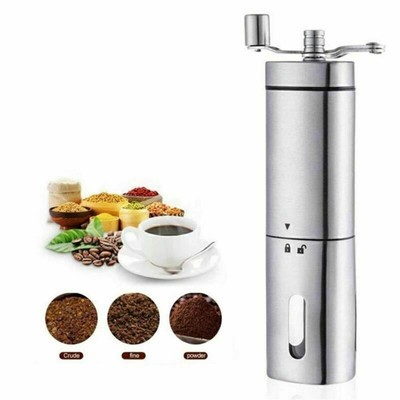 Steel Manual Triangle Pepper Mill Coffee Maker Hand Burr Coffee Bean Grinder