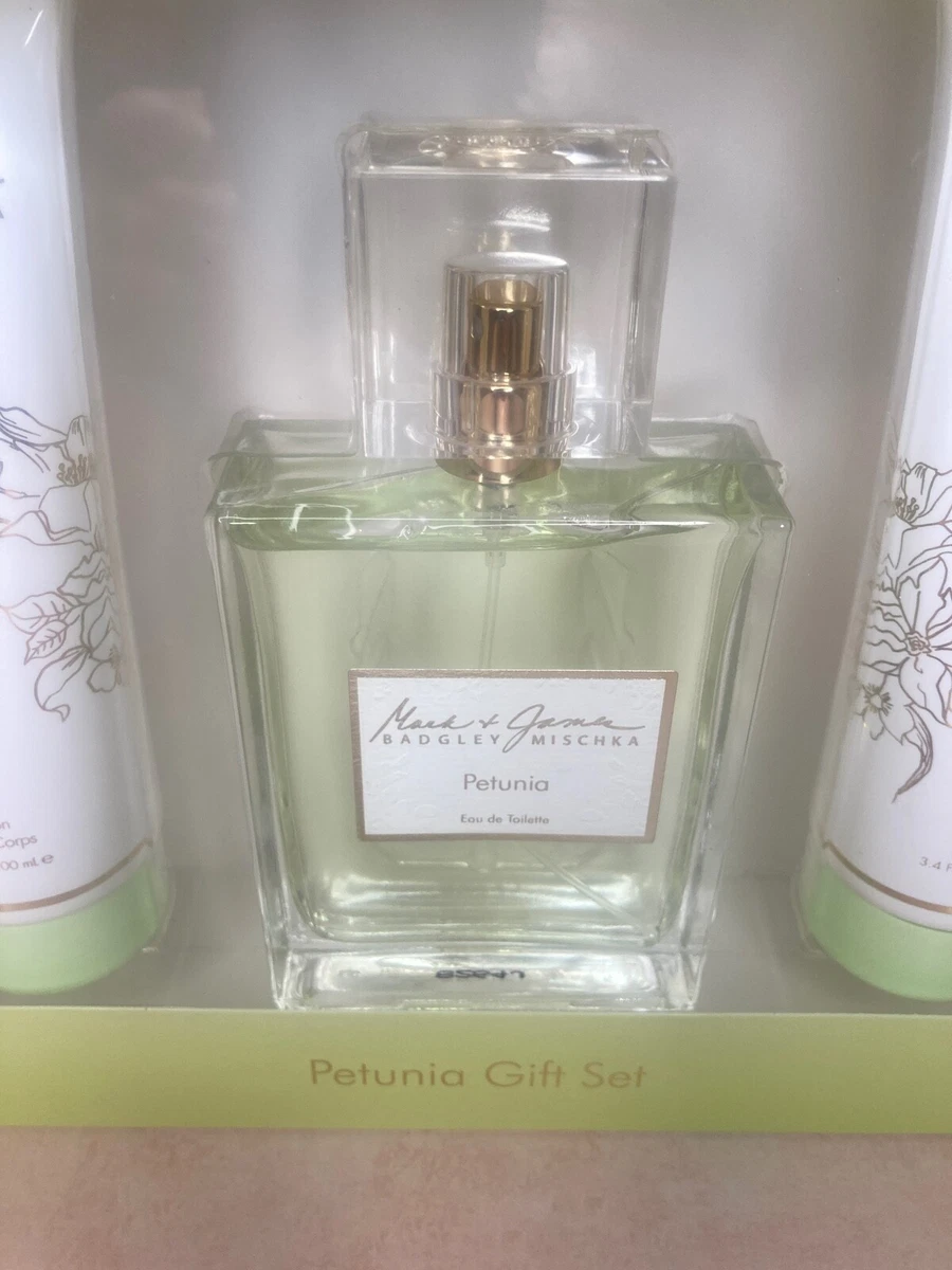 Mark James Badgley Mischka PETUNIA Gift Set EDT Body Lotion