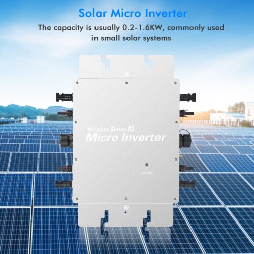 1600W MPPT Micro Solarwechselrichter - Netzgekoppelt mit WiFi Handy-Überwachung - Bild 2 von 22