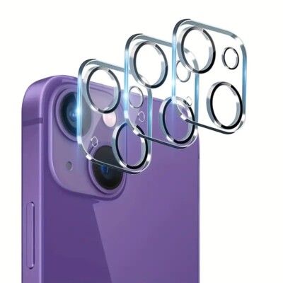 3x For iPhone 15 14 13 12 11 Pro Max Tempered Glass Camera Lens Cover Protector
