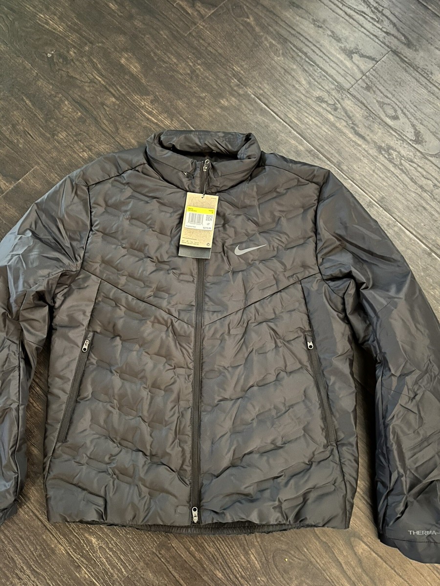 Nike Therma-Fit ADV Aeroloft Down Running Zip Jacket Black FB7556