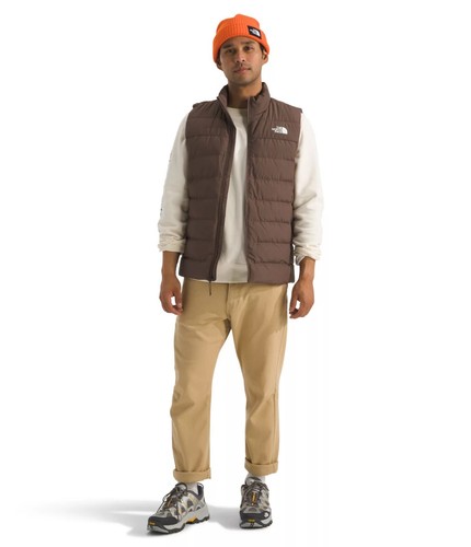 NWT 2024 The North Face Aconcagua 3 Down Puffer Vest Smokey Brown Men's Large - Picture 4 of 10