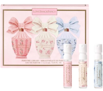 LoveShackFancy Perfume Library Eau de Parfum Discovery Set