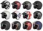 VCAN H589 SCOOTER MOD MOTORCYCLE OPEN FACE CRASH HELMET LAMBRETTA VESPA