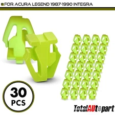 30Pcs Body Side Moulding Retainer Clips for Acura Integra 1987 1988 Legend 13mm