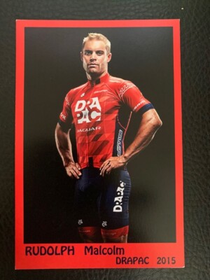 CYCLISME CYCLING carte wielerkaart cycliste Malcolm RUDOLPH (DRAPAC ...