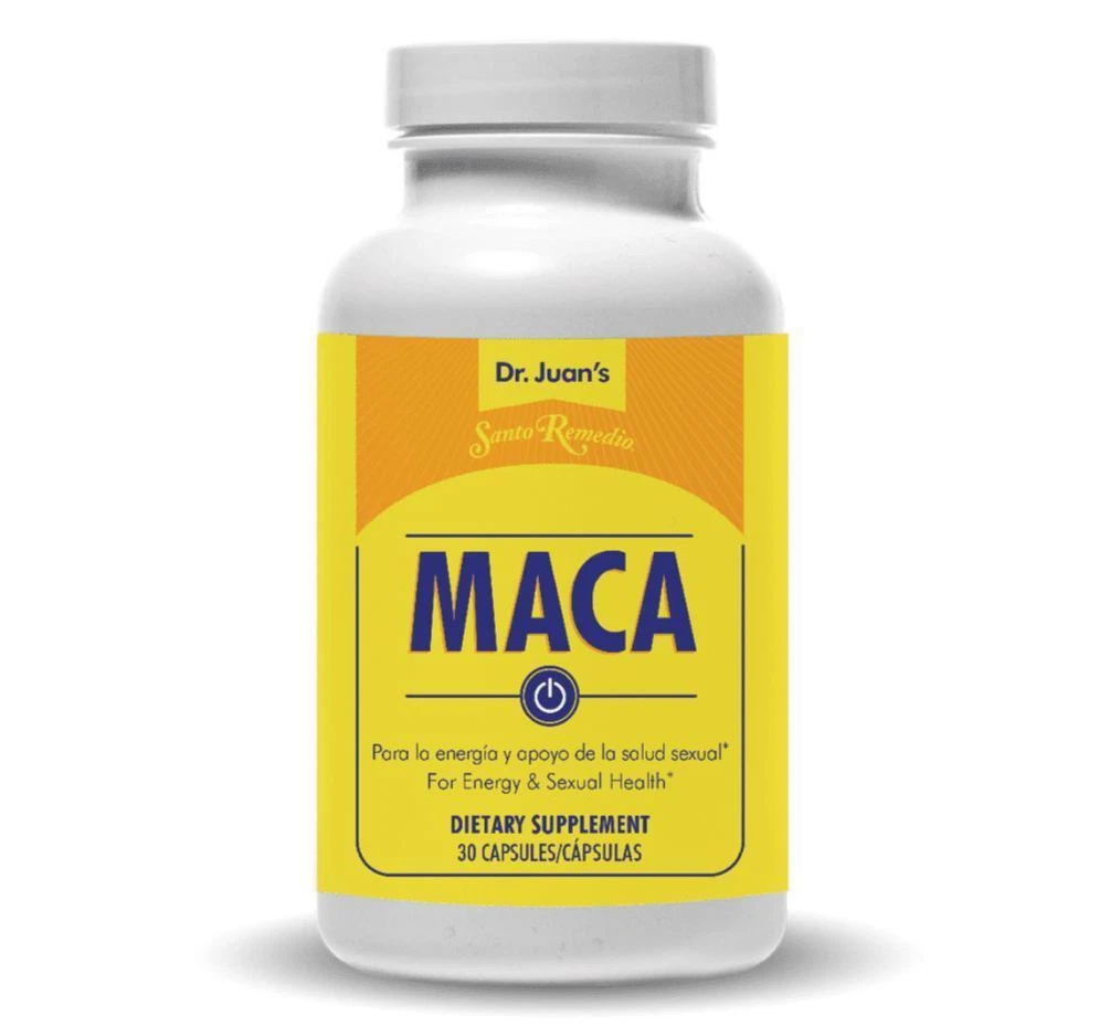 Santo Remedio Maca Extract 7,500 mg Capsules for Energy & Sexual Health