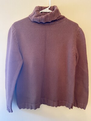 Voltre Nom Jeans 100% Cotton Turtleneck Sweater L