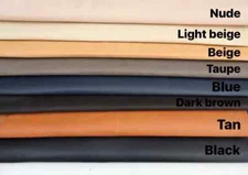 Pig leather for lining, Genuine pigskin leather sheets, resin finished thick 2oz