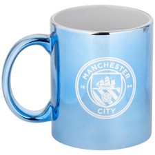 Manchester City Football Club Metallic Blue Cup 11 oz