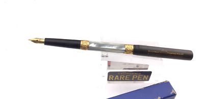Vintage WATERMAN 612 Fountain Pen Eyedropper PEARL SLABS #2 STAR