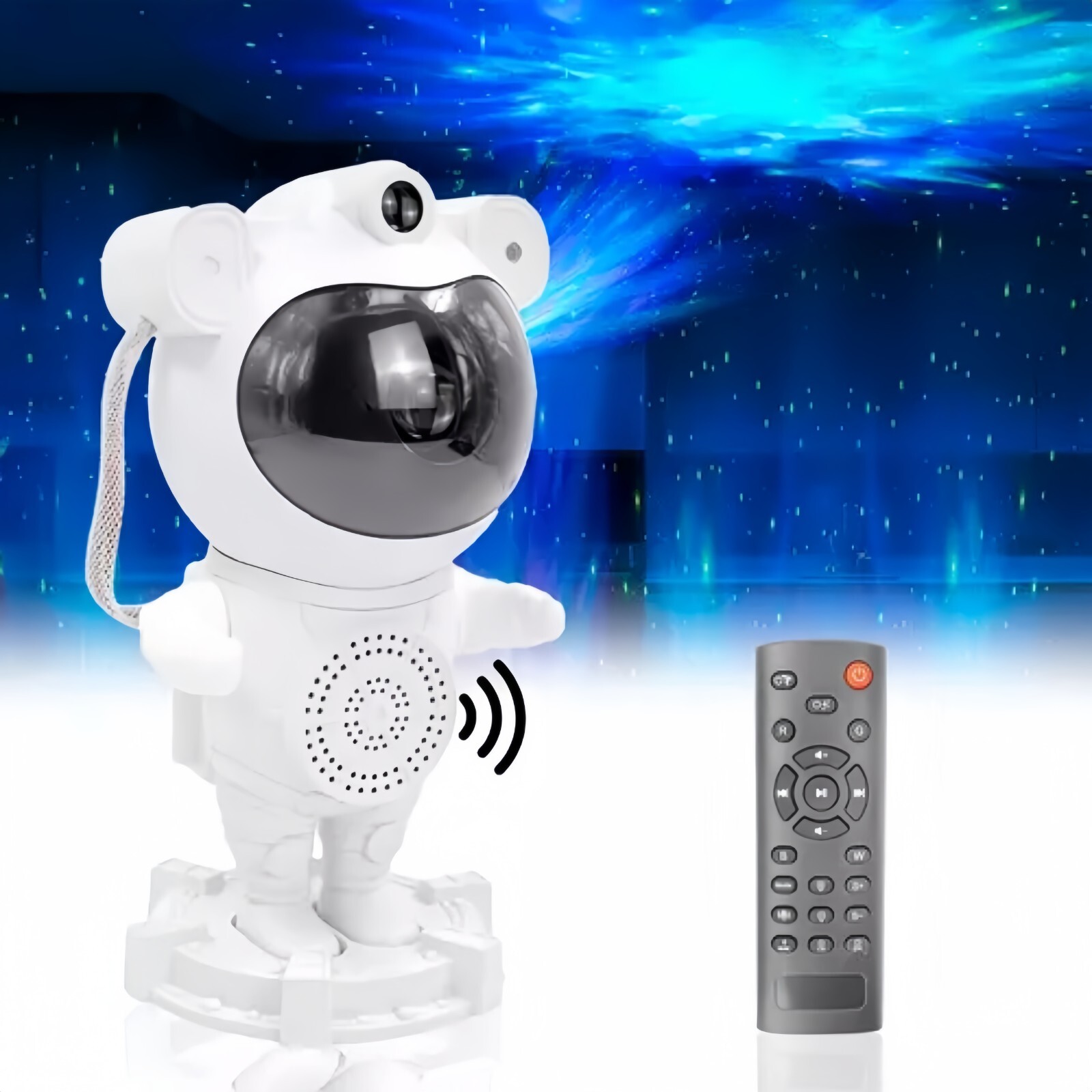 Astronaut Star Projection Night Light, Star Night Projector With Northern Lights