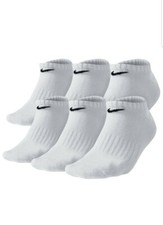 Nike Everyday No Show Cotton Cushioned Dri-Fit Socks Mens 8-12 6 Pack Pair