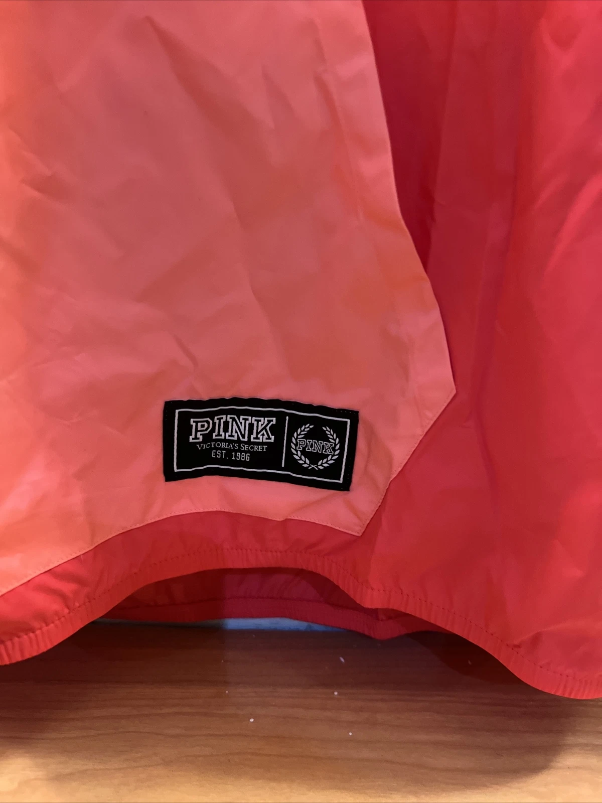 UNDERCOVER Giacca a vento donna PINK VICTORIA’S SECRET con cappuccio M L pullover giacca anorak