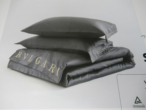 BVLGARI Ultra Luxry Hotel Collection Set lenzuola King DARY GRIGIO GRIGIO Set 4 pz - Foto 2 di 10
