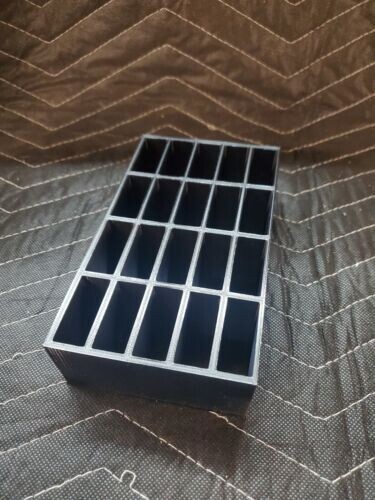 20 SLOT 1911 MAG HOLDER MAGAZINE STORAGE 45 AUTO ACP RACK SAFE SHELF BLACK - Picture 4 of 5