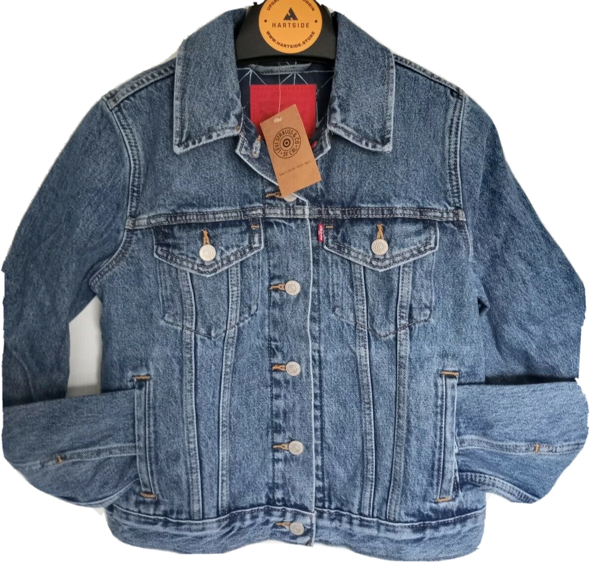 Levi s Red Label Women s Denim Trucker Jacket in Blue Sz SMALL