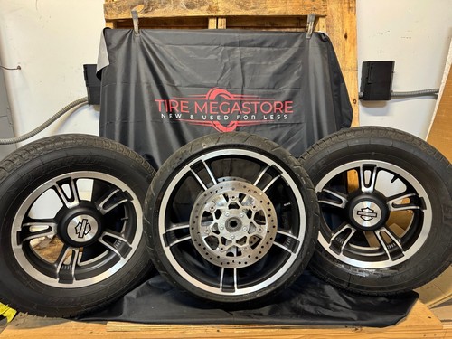 Take-off Harley Davidson Tri-Glide Wheels, Tires, & Rotors TRI-ENF-2530 ...