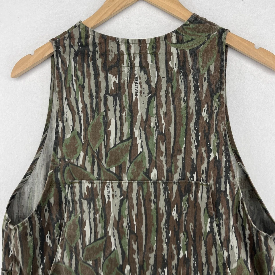 RANGER Vest Mens S Realtree Vest Camo Full Zip Back Pouch Hunting Camp Green USA - Image 4 of 4