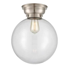 Innovations Aditi XXL Beacon Flush, BS Nickel Trans/Globe - 623-1F-SN-G202-12