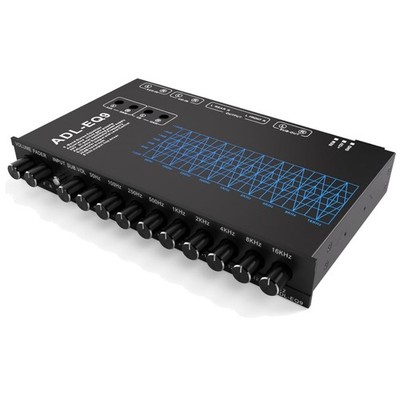 Car Audio Equalizer with Subwoofer Frequency Control//-~