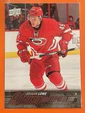 2015-16 Upper Deck Keegan Lowe Young Guns Rookie RC #246 Hockey Hurricanes