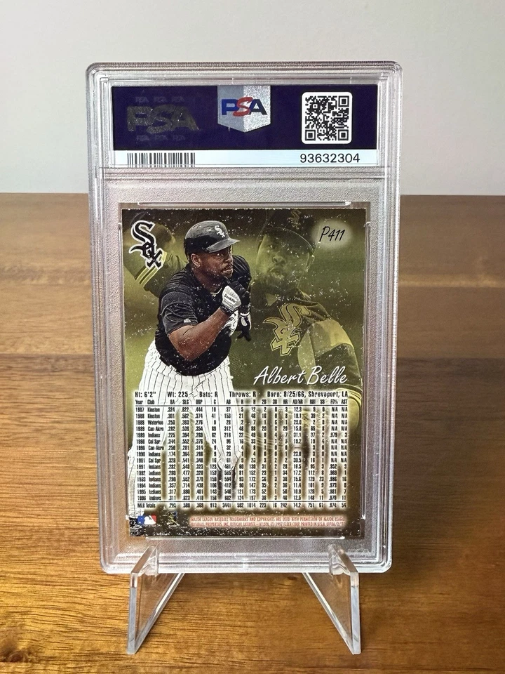 Tarjeta Albert Belle 1997 Fleer Ultra Platinum Medallion Edition #P411/100 PSA 5 Foto 2 de 4