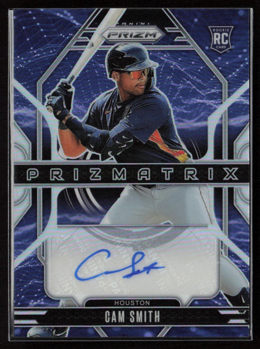 Cam Smith 2025 Panini Prizm Prizmatrix Autographs #PA-CS AU,RC Houston Astros