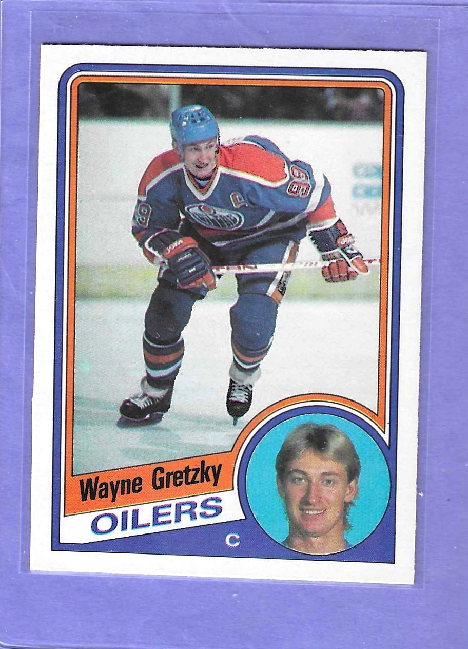 1984-85  O-Pee-Chee Wayne Gretzky HOF  Edmonton Oilers #243 Mint