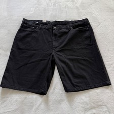 Levi's 469 Loose Shorts Black Size 52 Mens NWT Waterless 100 Cotton