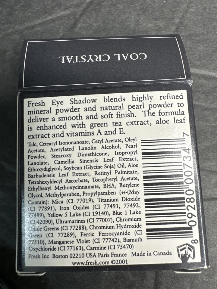Sombra de ojos FRESCA COAL CRYSTAL nueva en caja vintage Foto 4 de 4