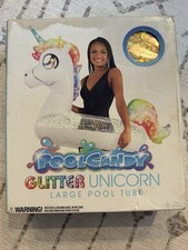 PoolCandy Glitter Unicorn Large Pool Tube