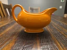 GRAVY BOAT/SAUCEBOAT tangerine orange FIESTA WARE Made In USA