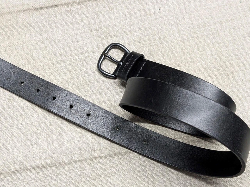 CARHARTT learher belt 34 black FULL GRAIN cowhide leather WORK - Image 2 of 4