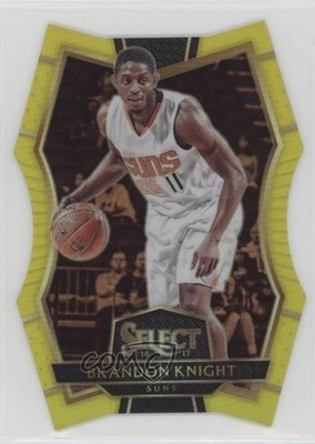 2016 Panini Select Premier Level Neon Yellow Prizm 29/75 Brandon Knight #112 0b3