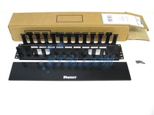Panduit WMPHF2E 2U PatchLink Horizontal Cable Manager w/Cover, FRONT ONLY STSI