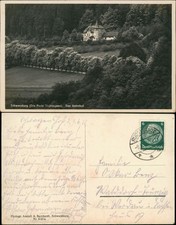 Ansichtskarte Schwarzburg Fotokarte Bahnhof 1933